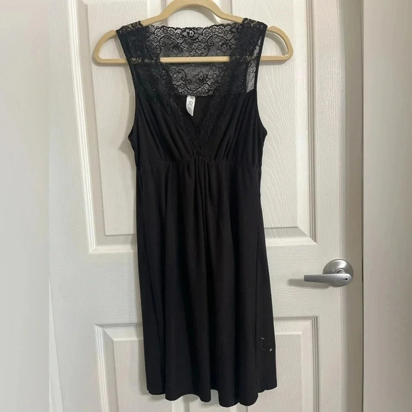 New Directions sexy Lace front Babydoll Nightgown Slip Dress - Picture 2 of 5